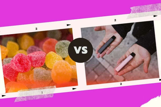 Gummies vs Vaping - Featured
