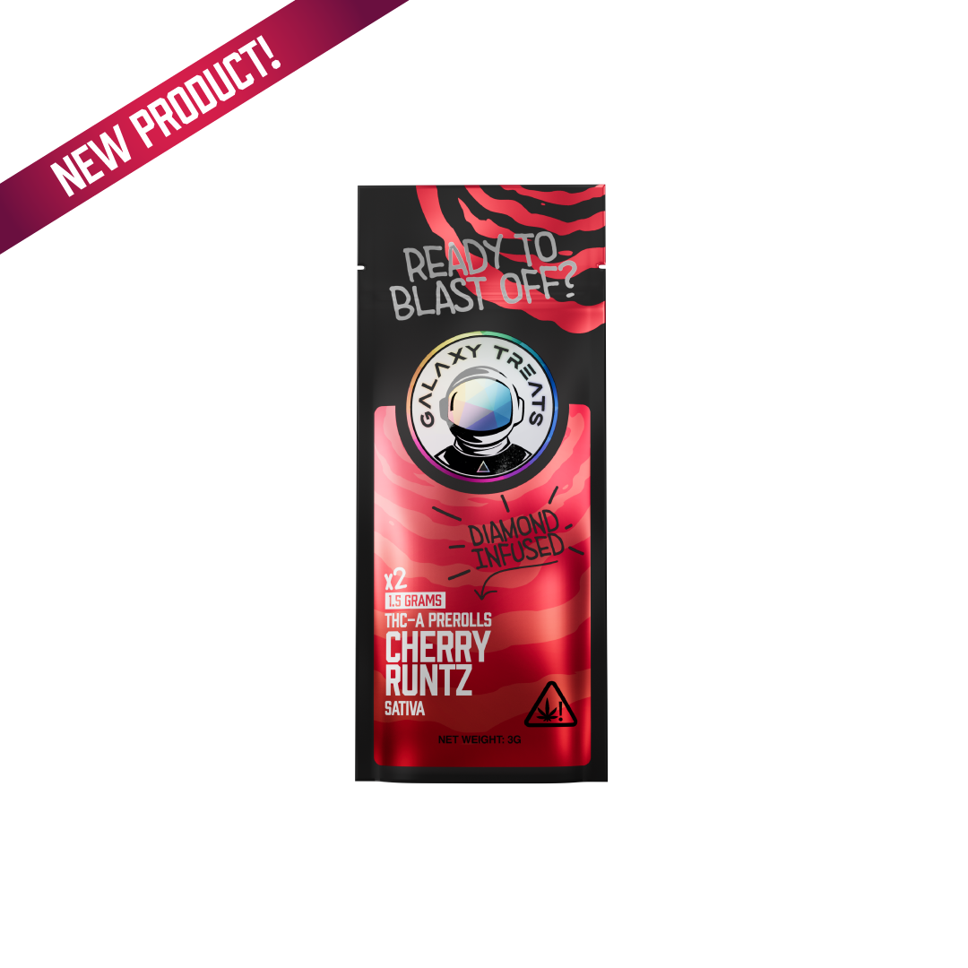 Cherry Runtz - Diamond Infused 2ct THCA Prerolls