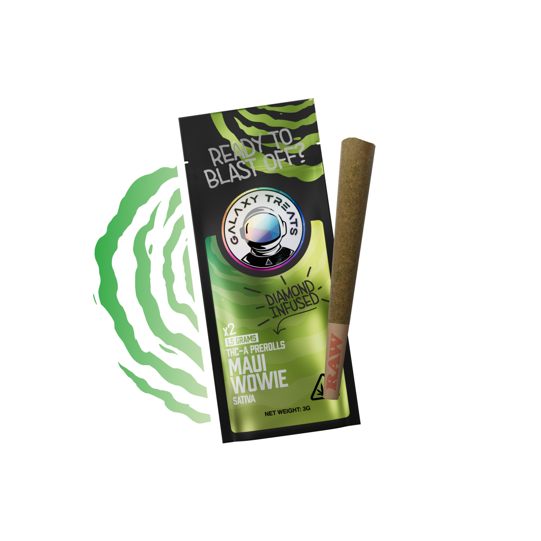 Maui Wowie - Diamond Infused 2ct THCA Prerolls