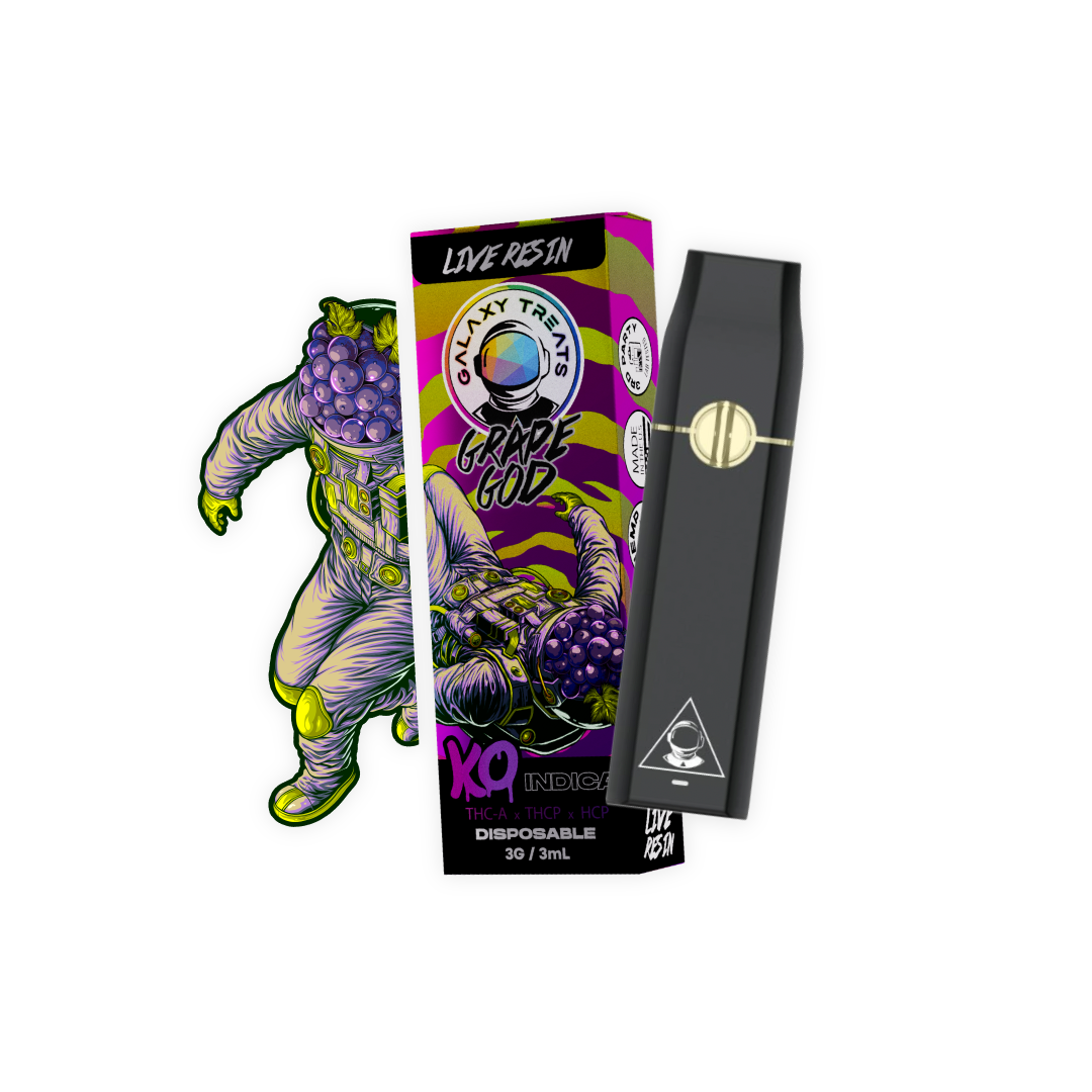 Grape God 3G THCA THCP HCP Live Resin Disposable