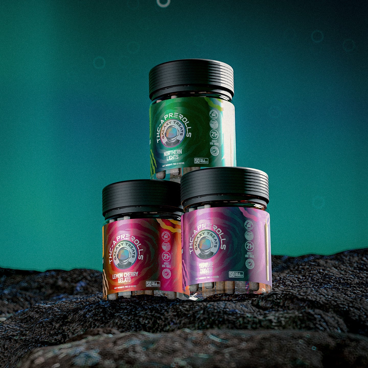 THCA Preroll - Sundae Driver - Bulk - Northern Lights - New Product - Hemp - 50 count - Galaxy Treats