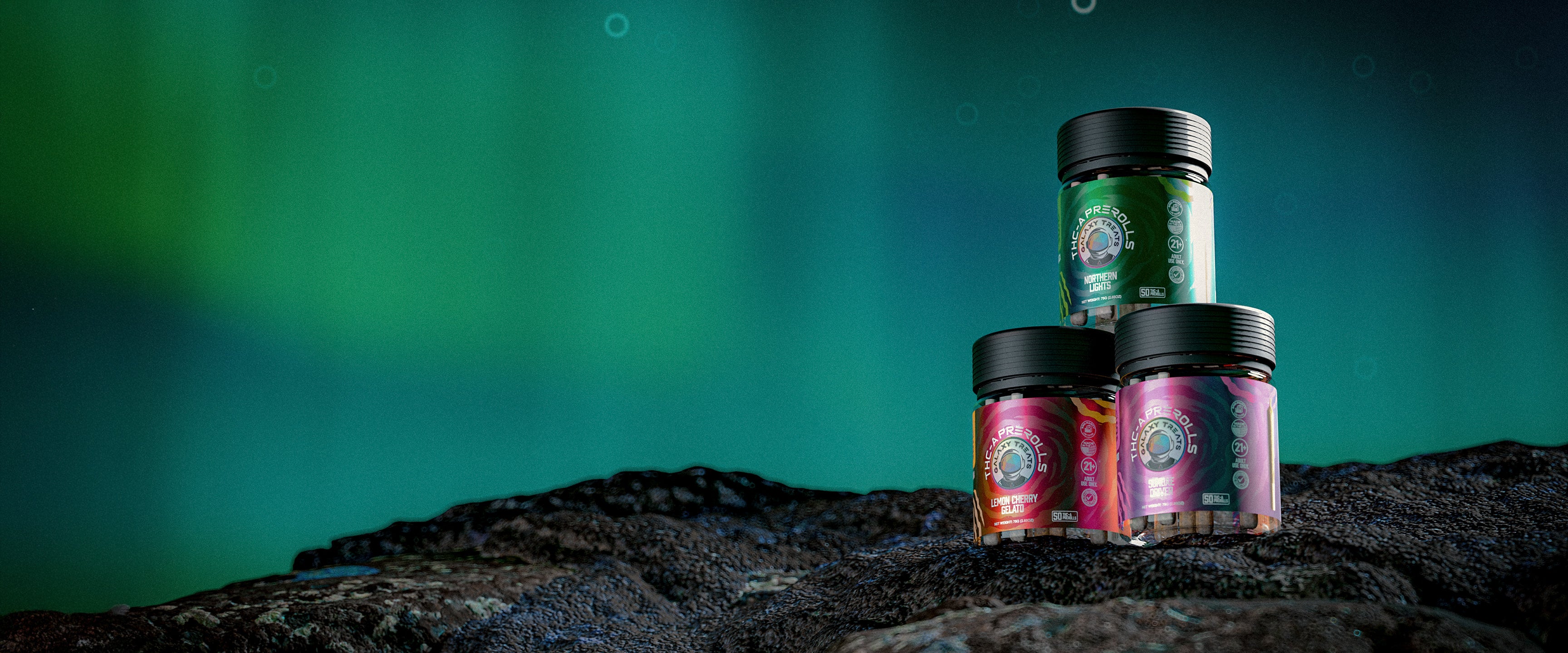 THCA Preroll - Sundae Driver - Bulk - Northern Lights - New Product - Hemp - 50 count - Galaxy Treats