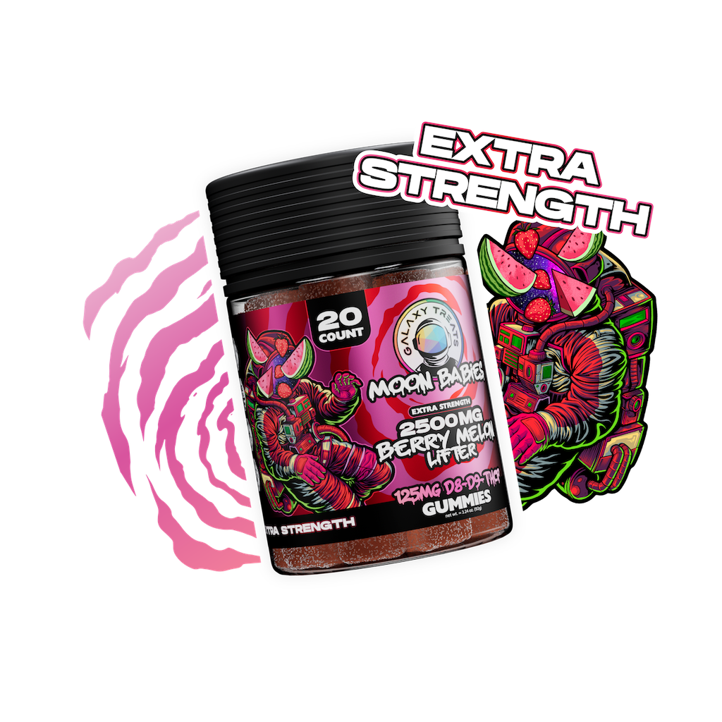 Berry Melon Lifter D8 D9 THCP Extra Strength Gummies