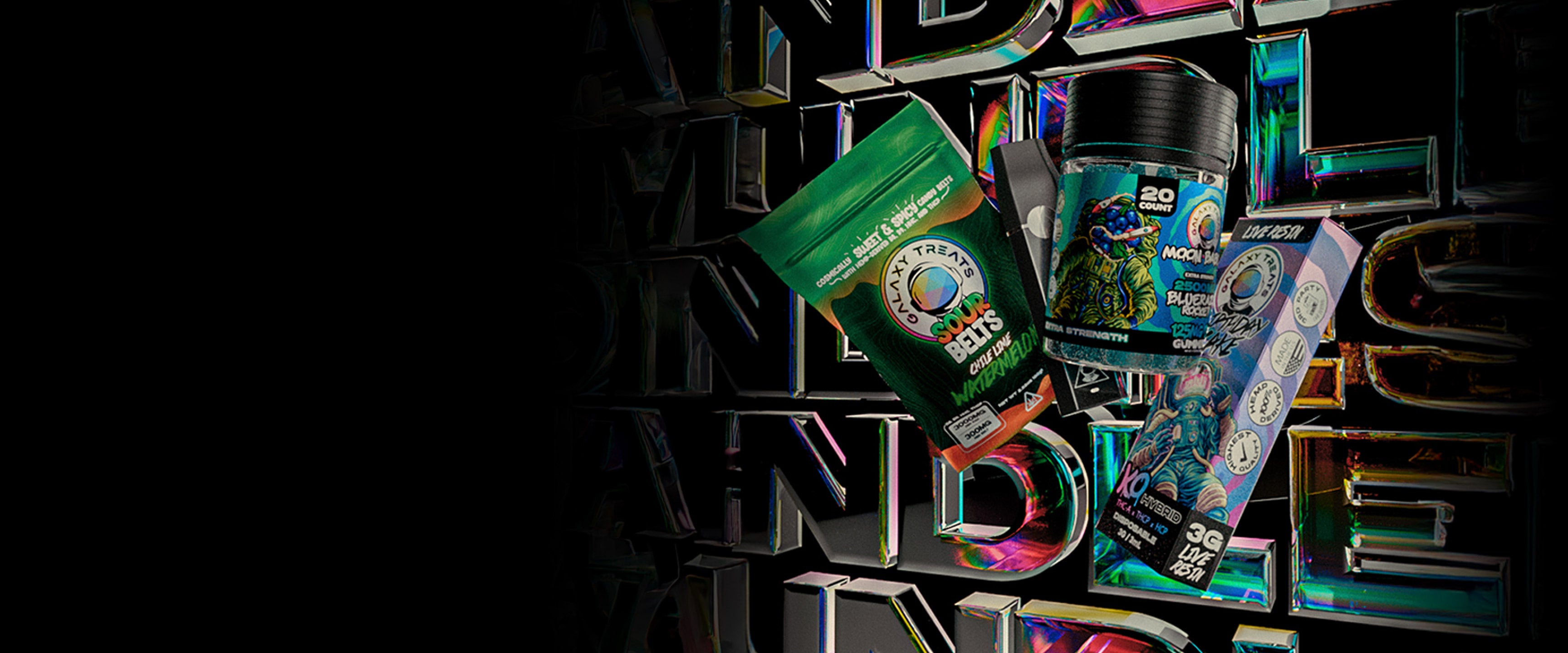 Build Your Own Bundle - Bundle - Up to 35% Off - No Code Needed - Galaxy Treats - Hemp - THC Orbital
