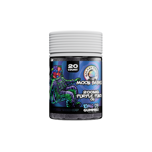 Purple Punch OG Delta 9 Gummies - 10MG Delta 9 - Front Facing Product Image - Galaxy Treats in the U.S.