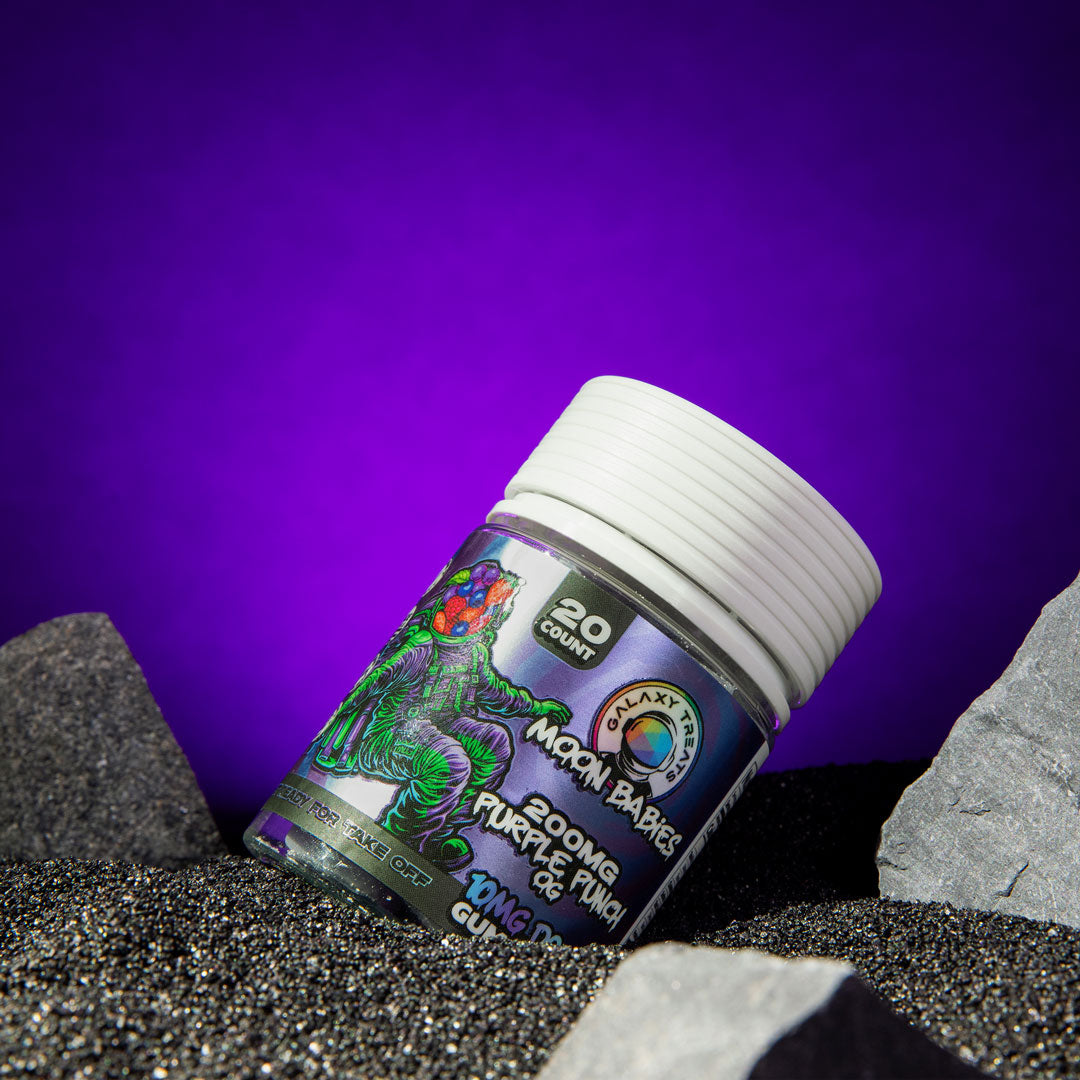 Purple Punch OG Delta 9 Gummies - 10MG Delta 9 - Product Image - Galaxy Treats in the U.S.
