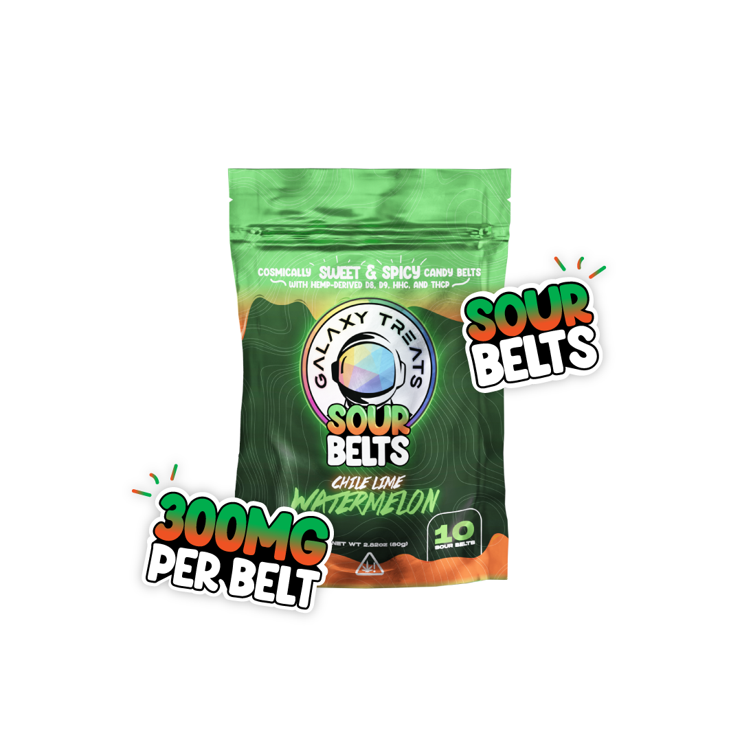 Chile Lime Watermelon D8 D9 HHC THCP Extra Strength Sour Belts