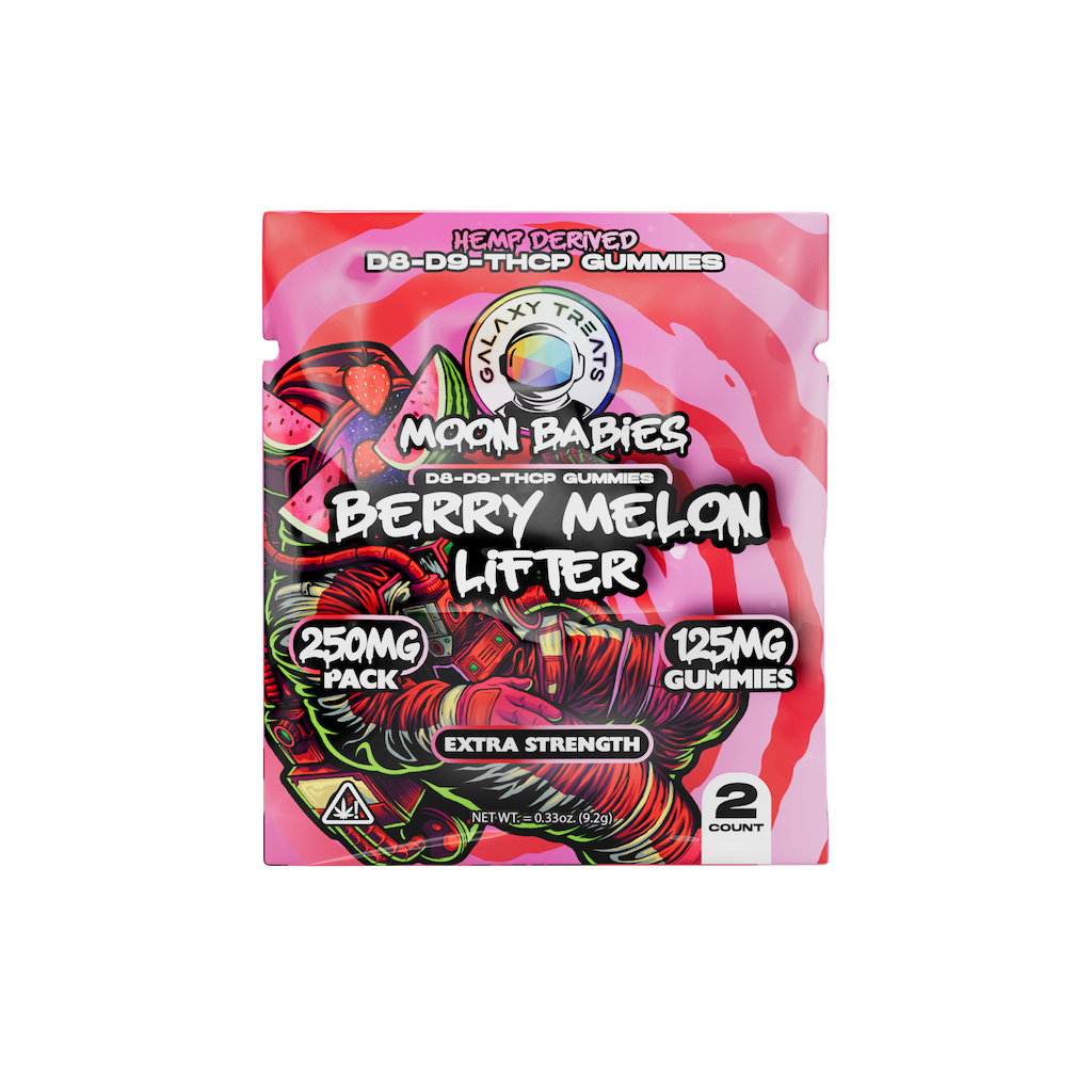 Berry Melon Lifter D8 D9 THCP Extra Strength Gummies