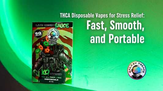 THCA Disposable Vapes for Stress Relief: Fast, Smooth, and Portable