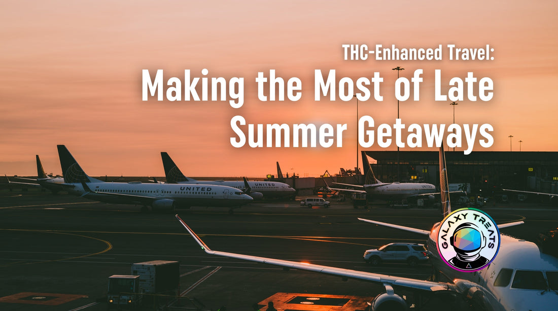 Airport travel at sunset summertime tourism