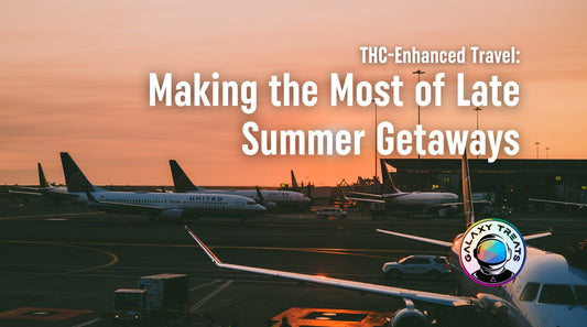 Airport travel at sunset summertime tourism