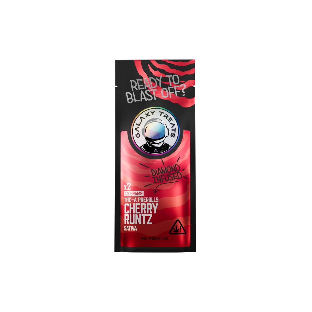 Cherry Runtz - Diamond Infused 2ct THCA Prerolls