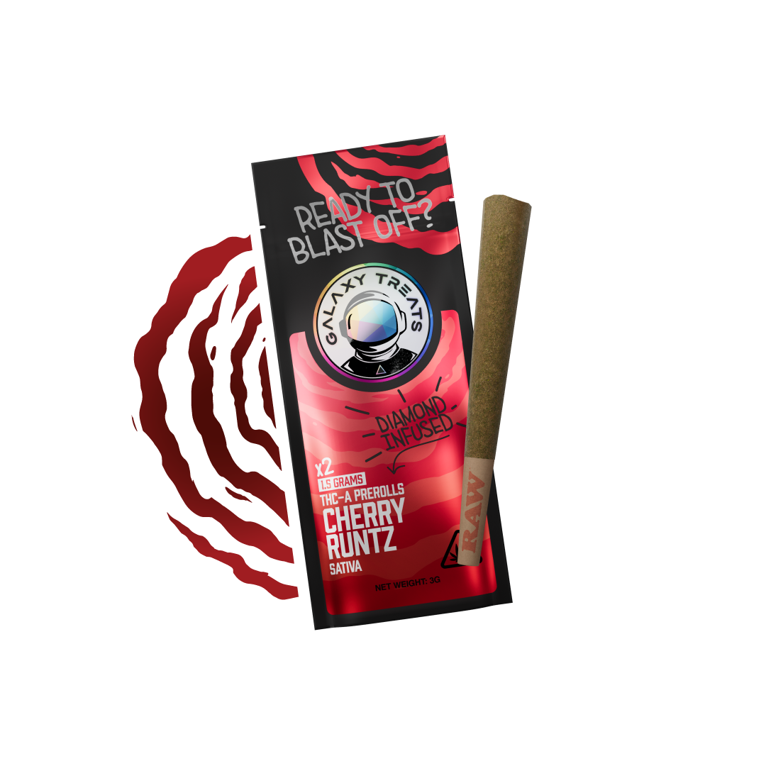 Cherry Runtz - Diamond Infused 2ct THCA Prerolls