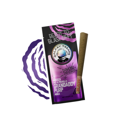 Grandaddy Purp - Diamond Infused 2ct THCA Prerolls