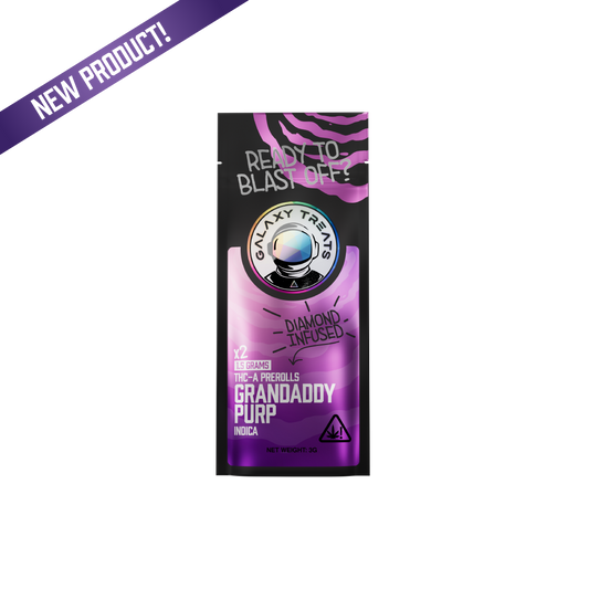 Grandaddy Purp - Diamond Infused 2ct THCA Prerolls