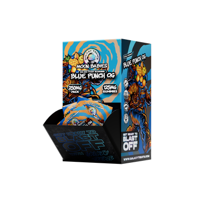Blue Punch D8 D9 THCP Extra Strength Gummies