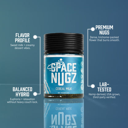 Cereal Milk THCA Flower - Hybrid Flower Strain - Product Top Selling Points - Galaxy Treats in the U.S.