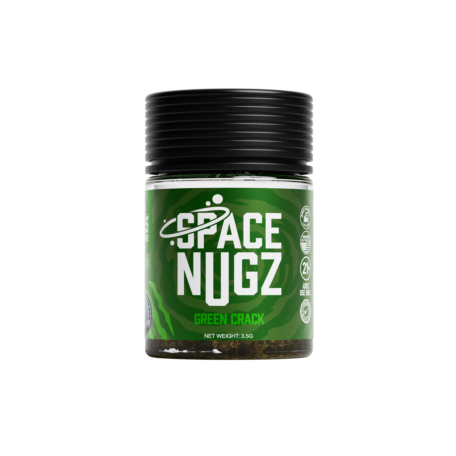 Green Crack THCA Flower – Space Nugz | Galaxy Treats