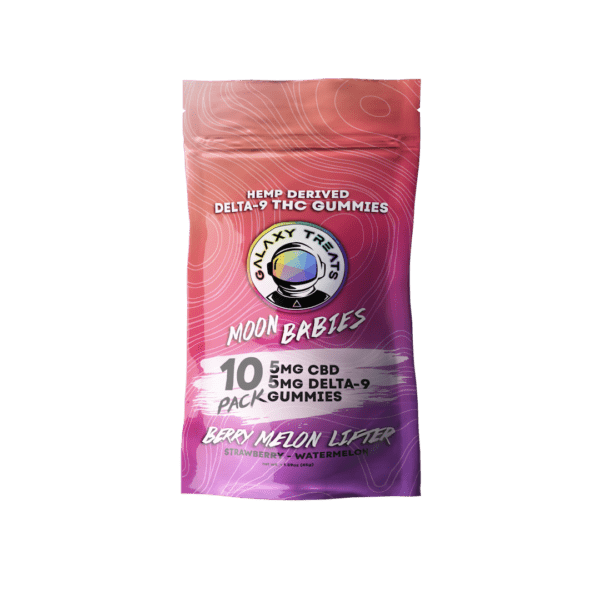 Berry Melon Lifter CBD + D9 Gummies - 10 Pack